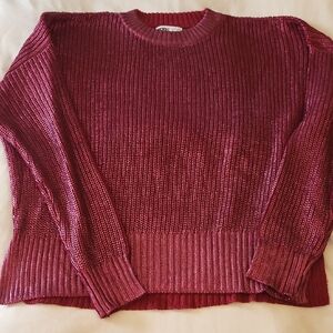 Beach Riot shine crew neck sweater size L. NWT
